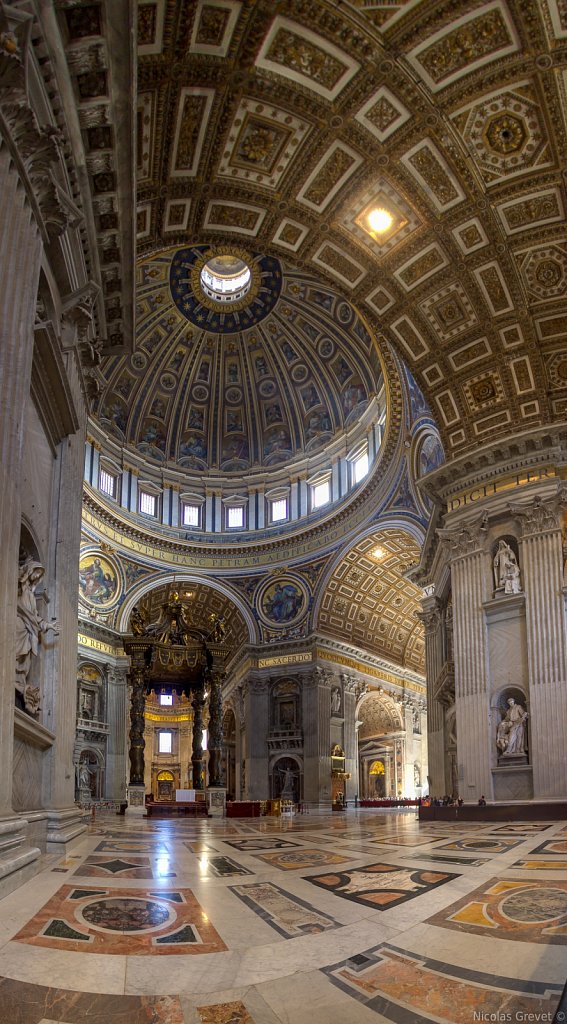 Fish-eye Basilica di San Pietro in Vaticano